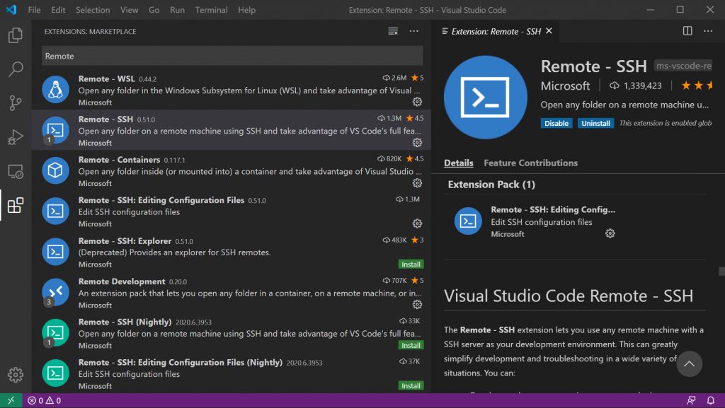 Remote Visual Studio Code